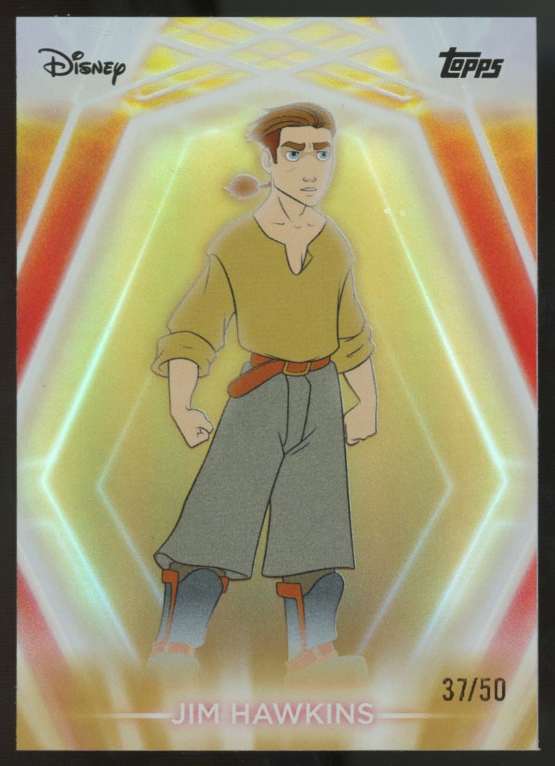 2026 Topps Disney Neon Jim Hawkins Gold /50 #149