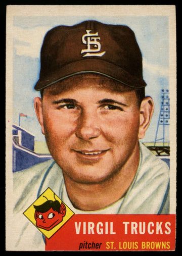 1953 Topps Virgil Trucks #96 EX/MT