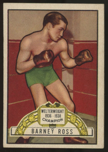 1951 Topps Ringside Barney Ross #45 VG/EX-EX