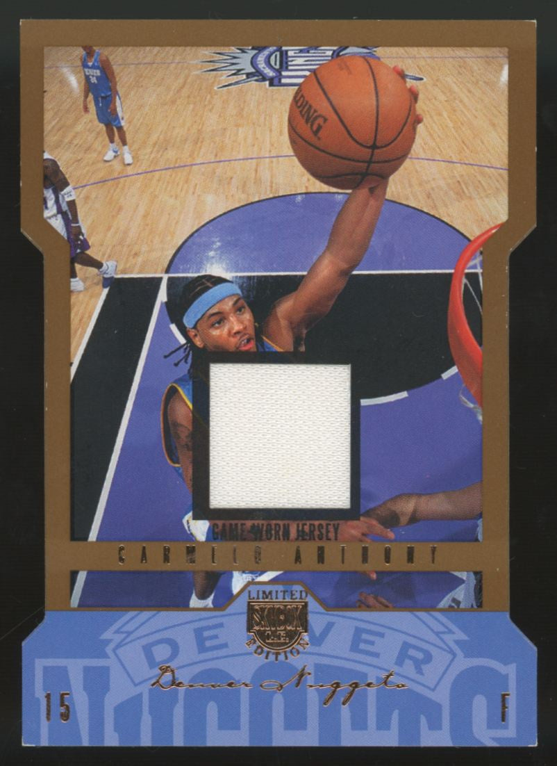 2004-05 SkyBox Limited Edition Carmelo Anthony Patch Bronze /99 #23