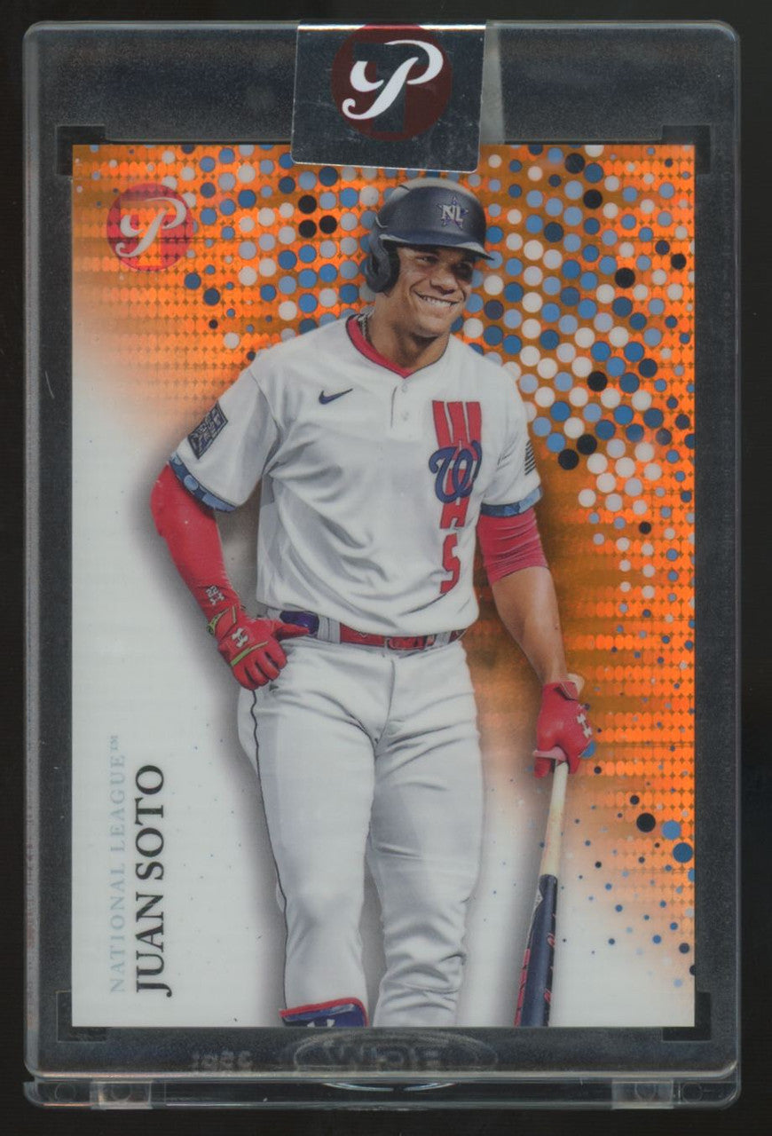 2022 Topps Pristine Juan Soto Orange Refractor /25 #288
