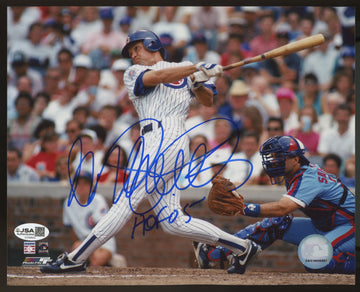 Ryne Sandberg Signed Autographed Inscribed 8x10 Photo JSA *923