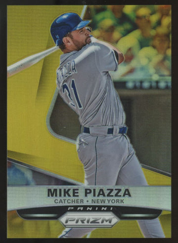 2015 Panini Prizm Mike Piazza Gold Prizm /10 #160