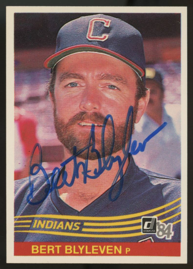 1984 Donruss Bert Blyleven #129 Signed Autographed Card JSA