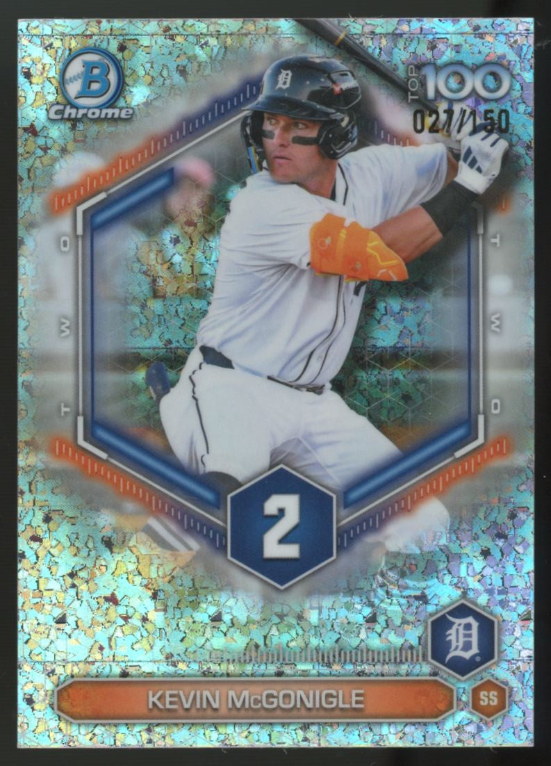 2026 Bowman Chrome Kevin McGonigle Mini-Diamond Scout's Top 100 /150 #BTP-2 "A"