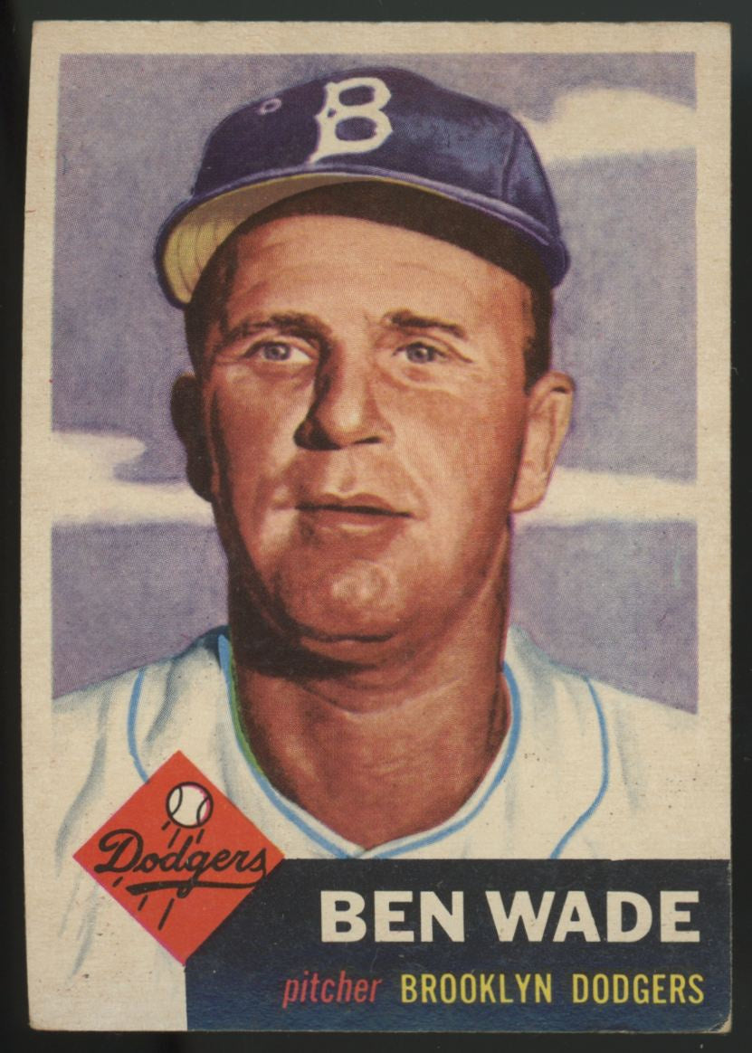 1953 Topps Ben Wade #4 EX "A"