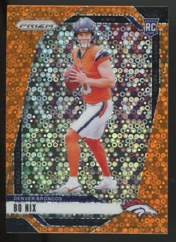 2024 Panini Prizm Bo Nix RC Orange Disco #309