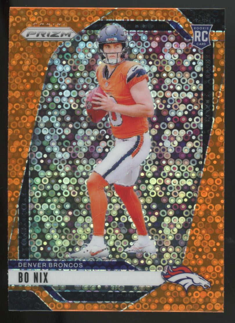 2024 Panini Prizm Bo Nix RC Orange Disco #309