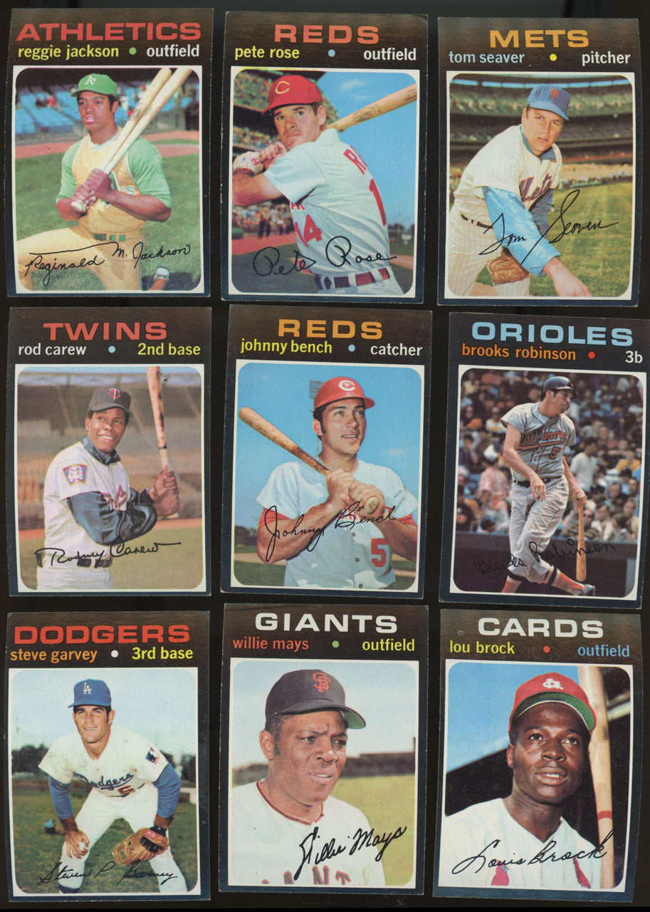 1971 Topps Baseball Complete Set (752) EX-EX/MT Overall