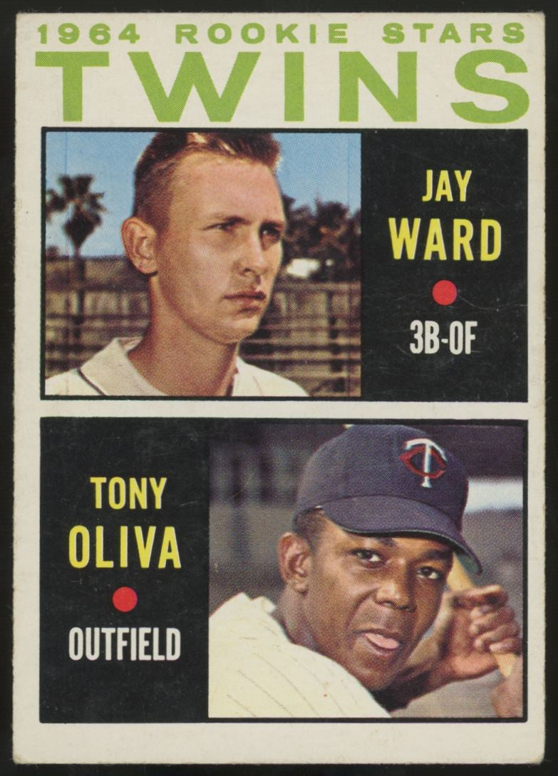 1964 Topps Tony Oliva, Jay Ward RC Stars #116 VG "A"