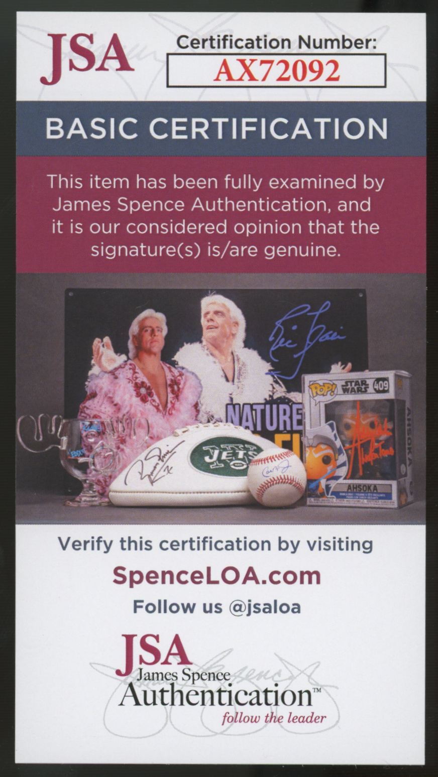 Perez Steele Duke Snider Signed Autographed JSA Authentic