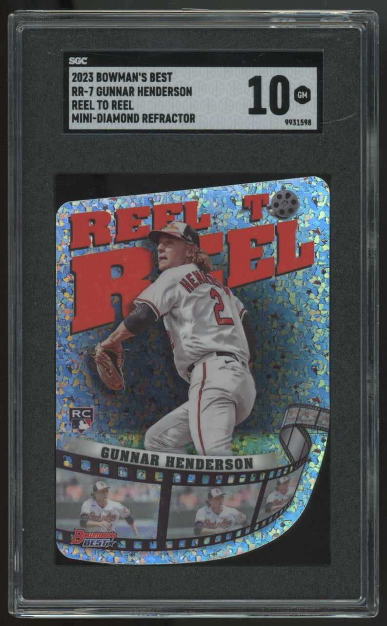 2023 Bowman's Best Gunnar Henderson Reel To Reel Mini-Diamond #RR-7 SGC 10