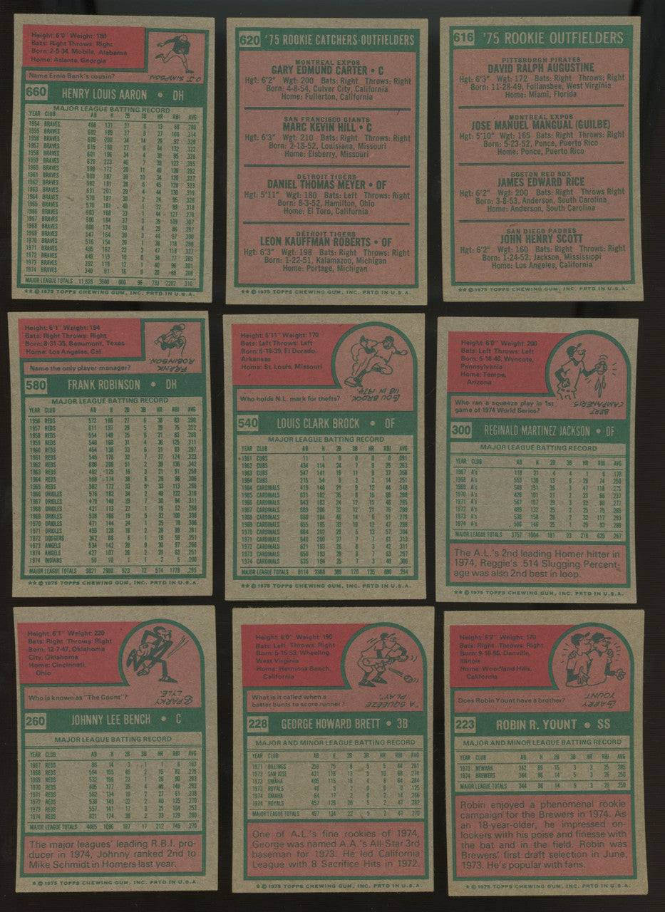 1975 Topps Mini Baseball Complete Set (660) EX/MT-NM