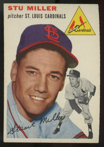 1954 Topps Stu Miller #164 NM