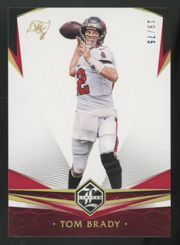 2020 Panini Limited Tom Brady Gold Spotlight /75 #97