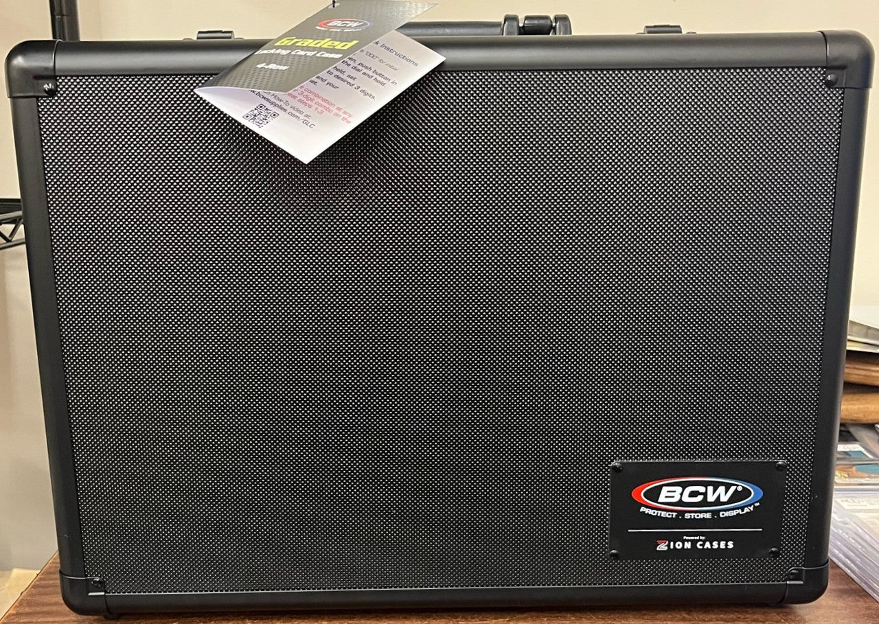 4-Row Graded Locking Card Case BCW Zion