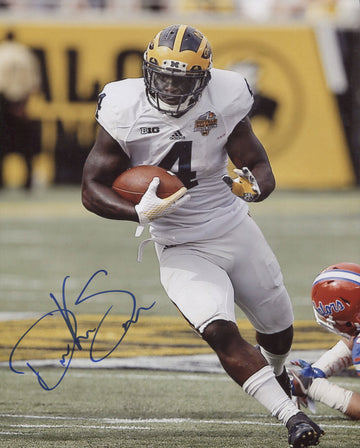 De'Veon Smith Autographed 11x14 Photograph - B