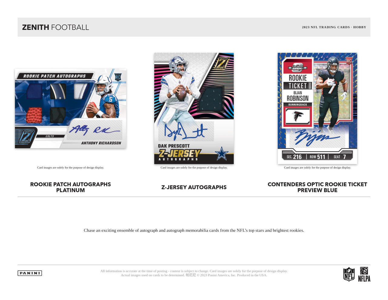 2023 Panini Zenith Football Hobby Case (12)