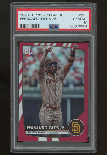 2023 Topps Big League Fernando Tatis Jr. Red #283 PSA 10