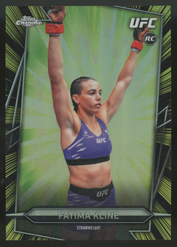 2026 Topps Chrome UFC Fatima Kline RC Radiating Rookies #RR-12