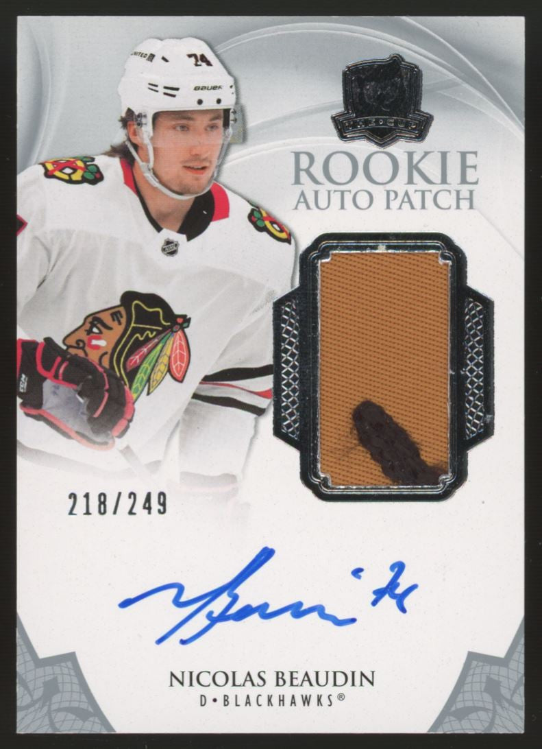 2020-21 The Cup Nicolas Beaudin RC Patch Auto RPA /249 #116