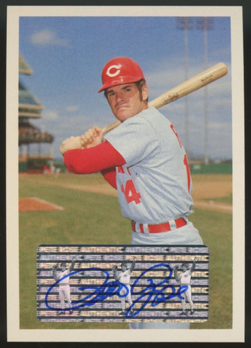 1985 Topps Renata Galasso Pete Rose Auto #98 "C"