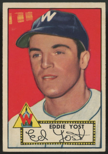 1952 Topps Eddie Yost #123 VG/EX