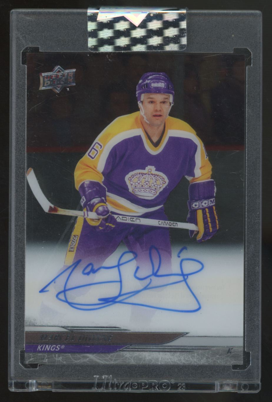 2024-25 Upper Deck Clear Cut Marcel Dionne Auto #CC-MD