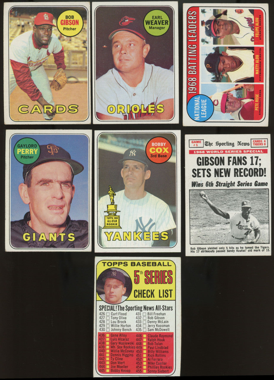 1969 Topps Baseball Complete Set (664) VG-EX Overall