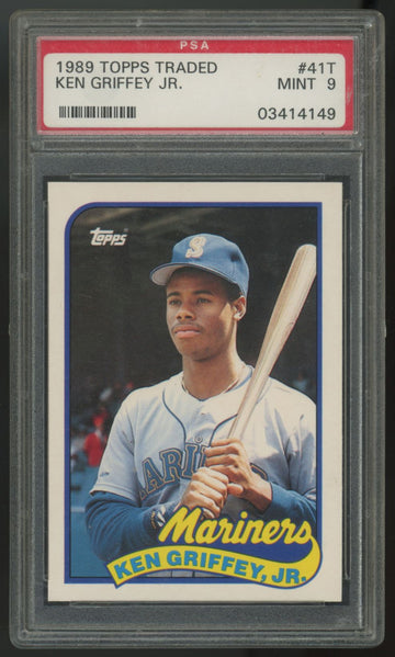 1989 Topps Traded Ken Griffey Jr. RC #41T PSA 9 *149