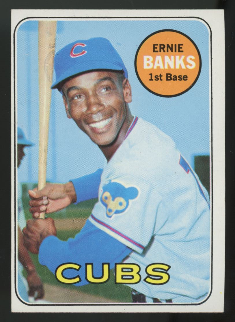 1969 Topps Ernie Banks #20 EX "A"