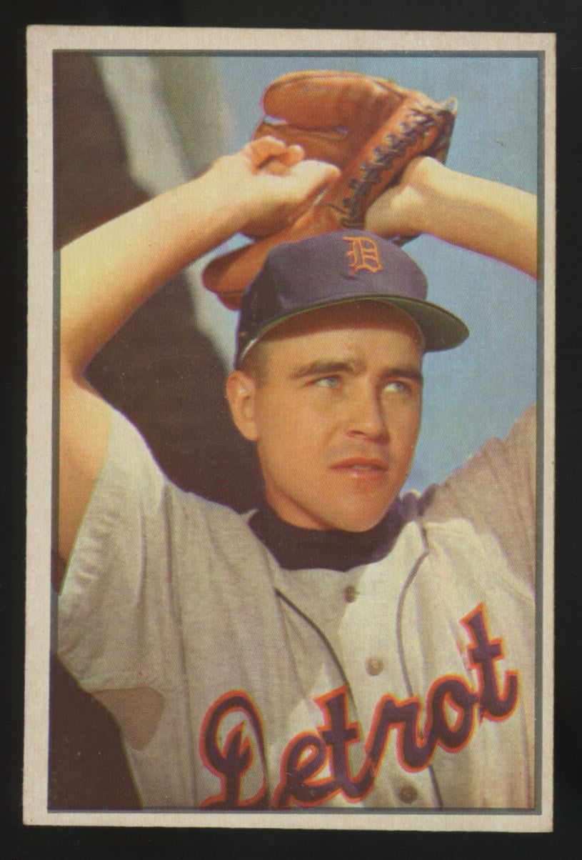1953 Bowman Color Ned Garver #47 VG/EX