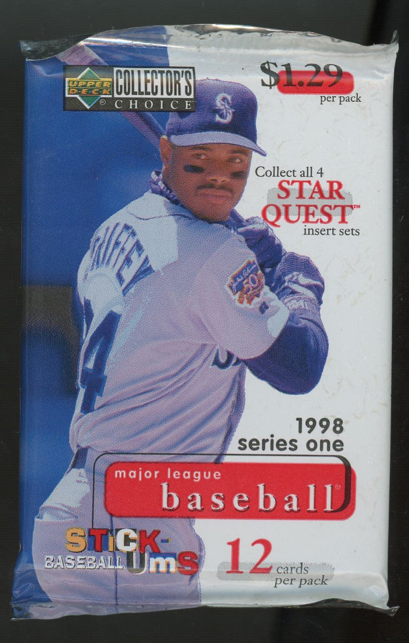 1998 Collector's Choice Series 1 Baseball Lot of 19 Sealed Packs