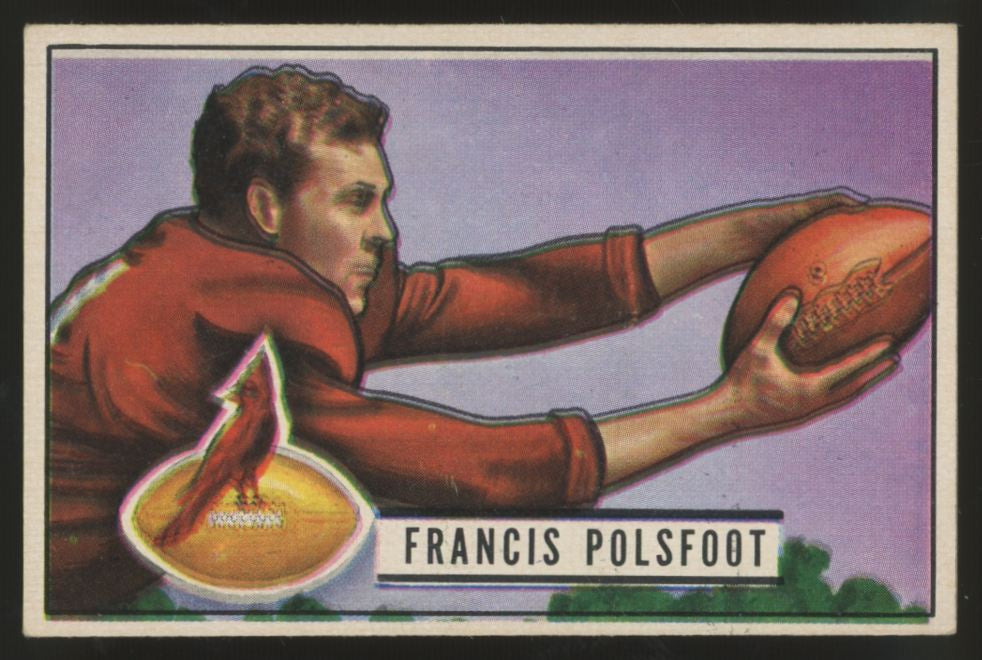 1951 Bowman Francis Polsfoot #136 EX-MT "A"