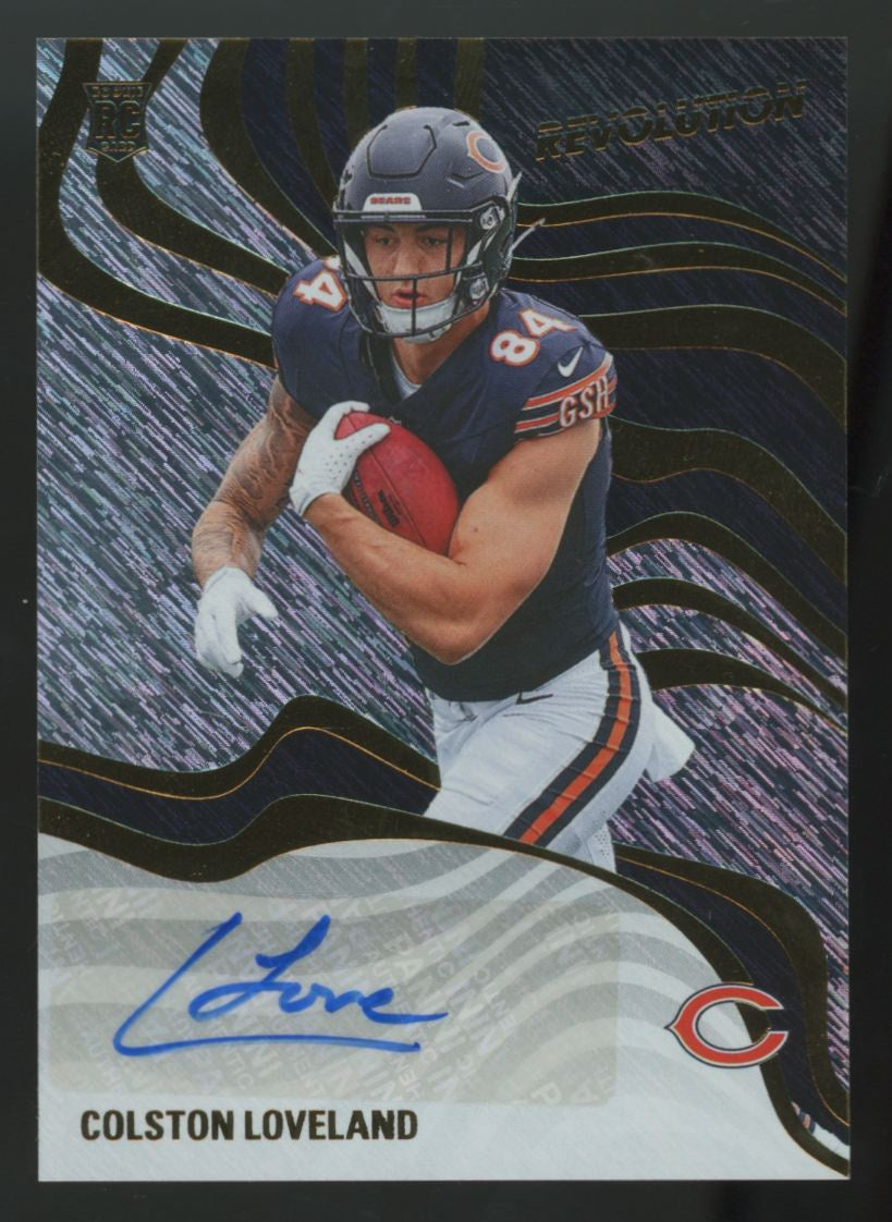 2025 Panini Revolution Colston Loveland RC Storm Auto #RSA-CLD