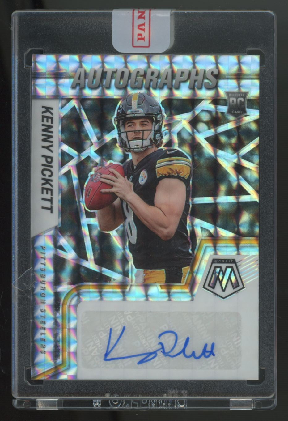 2022 Panini Mosaic Kenny Pickett RC Auto Prizm #RAM-KP