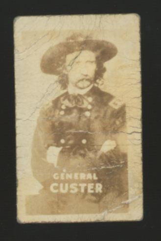 1948 Topps Magic General Custer Figures Of The Wild West #1 Poor
