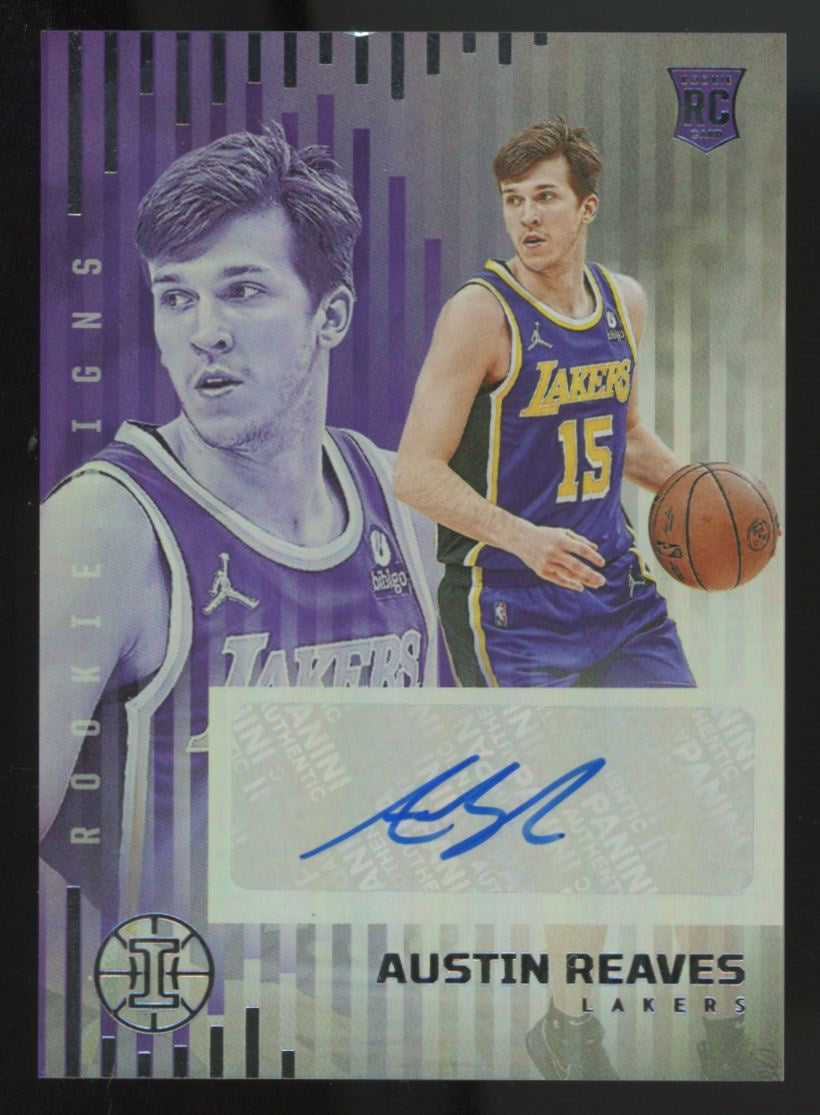 2021-22 Panini Illusions Austin Reaves RC Rookie Signs Auto #RS-ARL