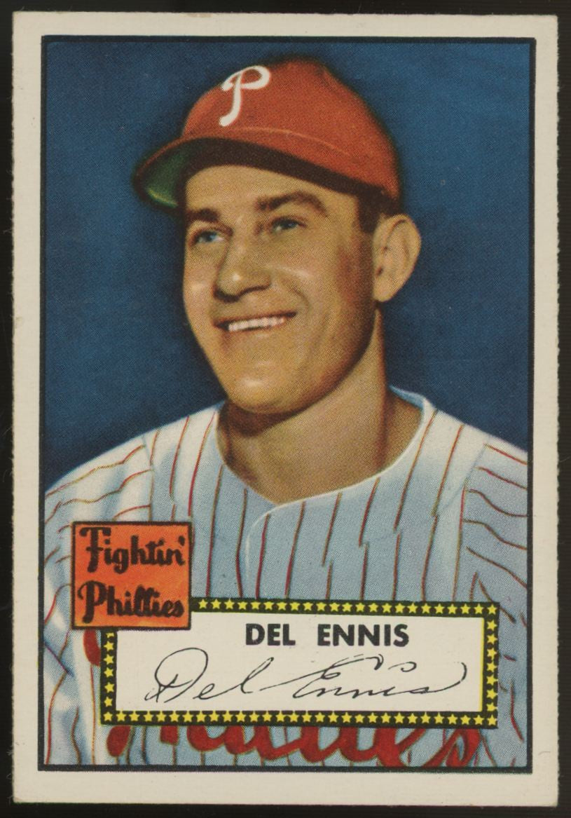 1952 Topps Del Ennis #223 EX+
