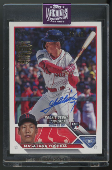 2025 Topps Archives Signature Series Masataka Yoshida RC Auto /40 #US5