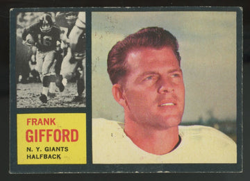 1962 Topps Frank Gifford #104 VG/EX