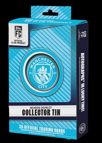 2026-27 Topps Soccer Manchester City FC Club Collector Tin