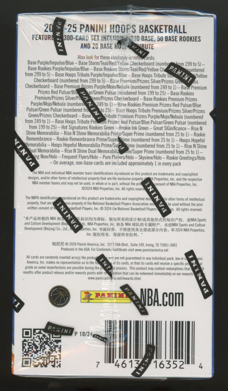 2024/25 Panini NBA Hoops Basketball Blaster Box (STORM) SPI