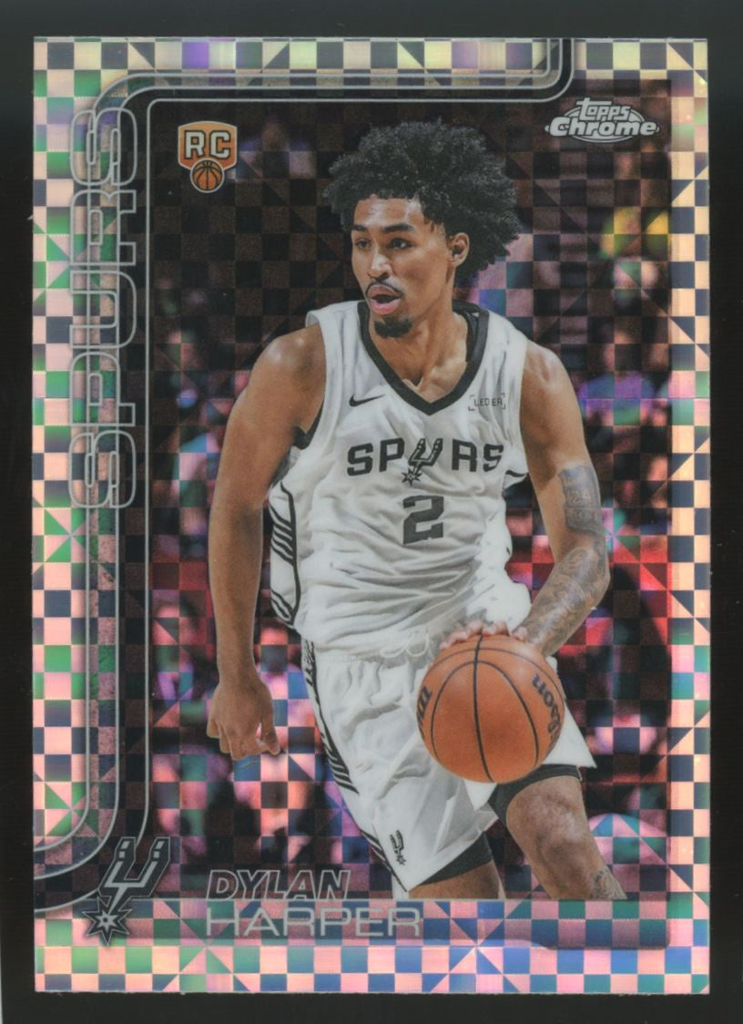 2025-26 Topps Chrome Dylan Harper RC X-Fractor #252