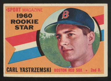 1960 Topps Carl Yastrzemski RC #148 Poor (Paper Loss)