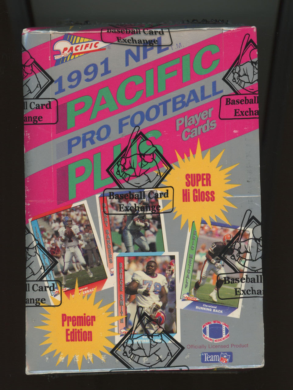 1991 Pacific Plus Football Wax Box BBCE Wrapped and Sealed