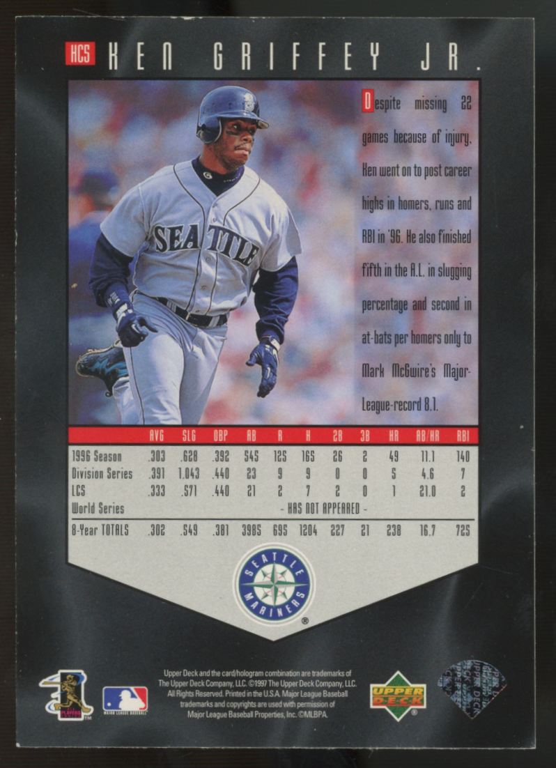 1997 Upper Deck Ken Griffey Jr. Hot Commodities #HC5