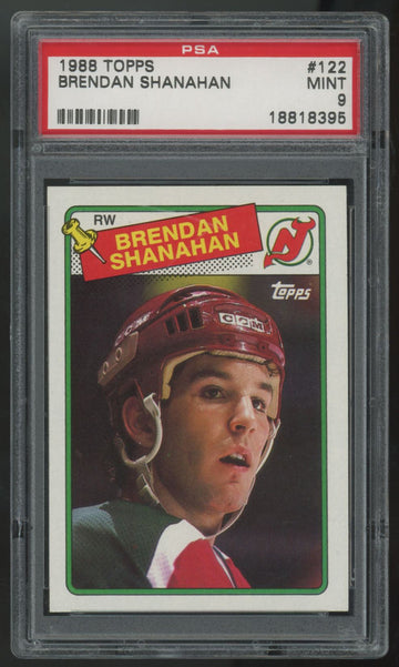 1988-89 Topps Brendan Shanahan RC #122 PSA 9
