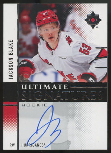 2024/25 UD Ultimate Collection Jackson Blake RC Auto Ultimate Signatures #URS-JB