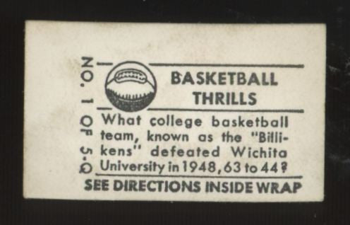 1948 Topps Magic St. Louis University Basketball Thrills #1 G/VG